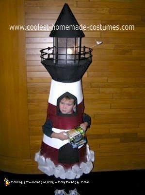 Homemade Lighthouse Costume