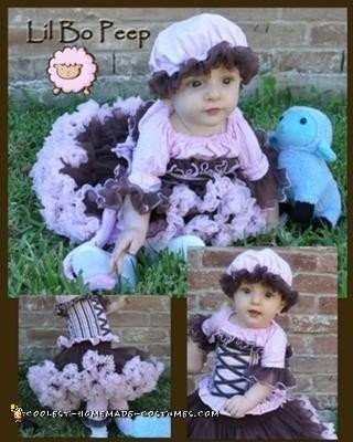 Homemade Lil Bo Peep Costume