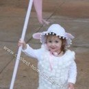 Homemade Little Bo Peep and Her Lost Sheep Costume