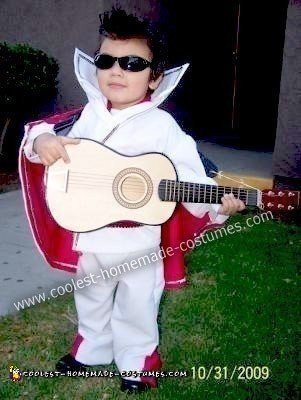 Homemade Little Elvis Halloween Costume