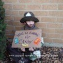 Homemade Little Hobo Child Halloween Costume