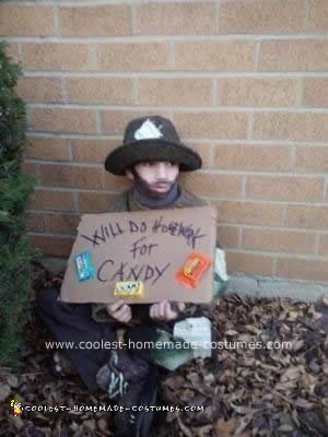 Homemade Little Hobo Child Halloween Costume