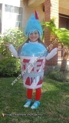 Homemade Little Icee Halloween Costume