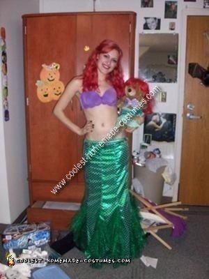 Homemade Little Mermaid Costume