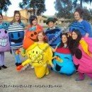 Homemade Little Miss and Mr Men Group Costumes