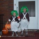 Homemade Little Oompa Loompas Costumes