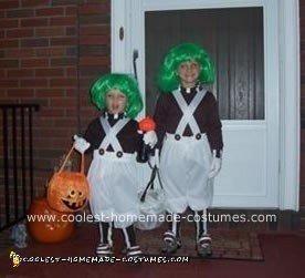 Homemade Little Oompa Loompas Costumes