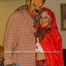 Homemade Little Red Riding Hood and The Big Bad Wolf Couple Costume