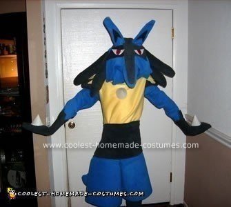 Homemade Lucario Costume