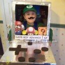 Homemade Luigi Inside the Game Boy Costume
