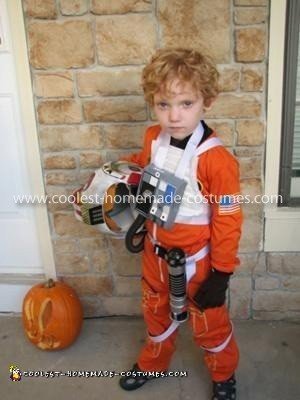 Homemade Luke Skywalker Pilot Costume