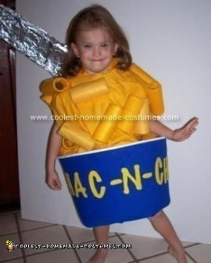 Coolest Homemade Mac-N-Cheeza Costume
