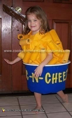 Homemade Mac-N-Cheeza Costume