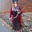 Homemade Mad Hatter Adult Halloween Costume