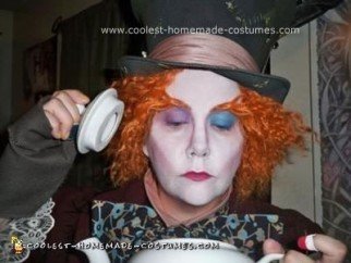 Homemade Mad Hatter Adult Halloween Costume