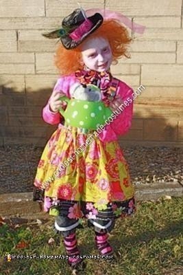 Homemade Mad Hatter Child Halloween Costume