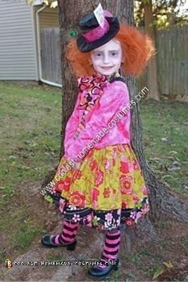 Homemade Mad Hatter Child Halloween Costume