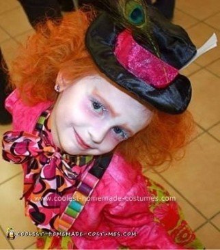 Homemade Mad Hatter Child Halloween Costume