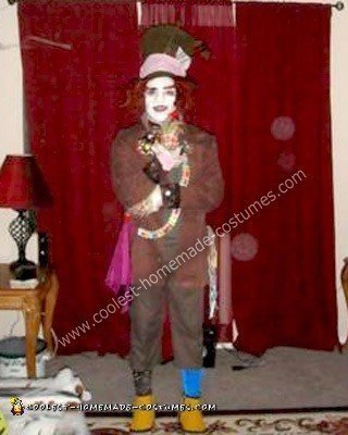 Homemade Mad Hatter Halloween Costume