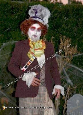 Homemade Mad Hatter Halloween Costume