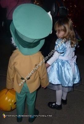 Homemade Mad Hatter Halloween Costume