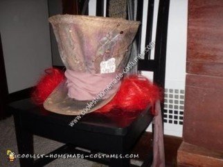 Homemade Mad Hatter Halloween Costume Idea