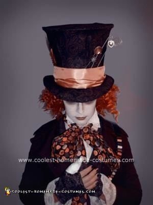 Homemade Mad Hatter Halloween Costume Idea