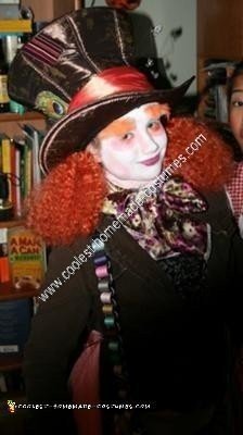 Homemade Mad Hatter Unique Halloween Costume Idea