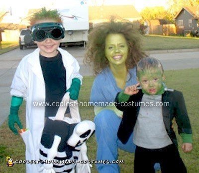 Homemade Mad Scientist and His Creations Costume