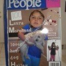 Front Cover of Homemade Magazine Cover Halloween Costume Idea