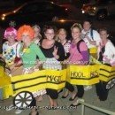 Homemade Magic School Bus Group Halloween Costume