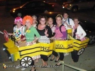 Coolest Homemade Magic School Bus Group Halloween Costume Coolest Homemade Magic School Bus Group Halloween Costume