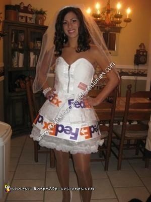 Homemade Mail Order Bride Costume Idea