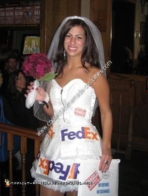 Homemade Mail Order Bride Costume Idea