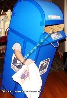 Homemade Mailbox Costume