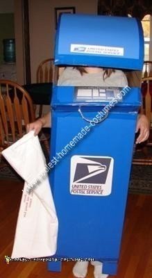 Homemade Mailbox Costume