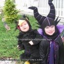 Homemade Maleficent and her Crow Costumes