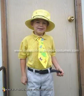 Homemade Man in the Yellow Hat Costume