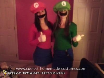 Homemade Mario and Luigi Costume