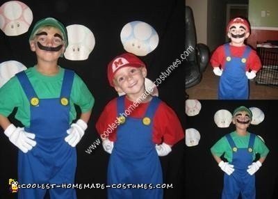 Homemade Mario Brothers Costume