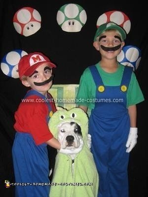 Homemade Mario Brothers Costume