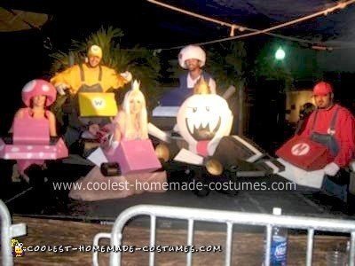 Homemade Mario Kart Character Group Costumes