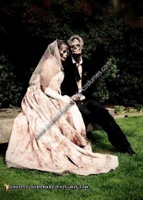 Homemade Married Zombie Couple Costume