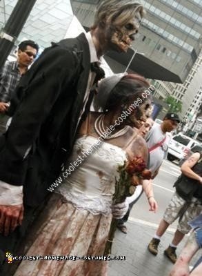 Homemade Married Zombie Couple Costume