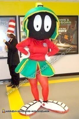 Homemade Marvin the Martian Costume