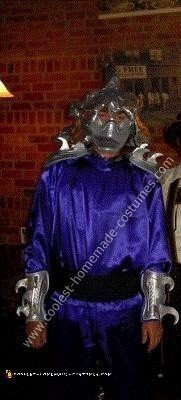 Homemade Master Shredder Halloween Costume