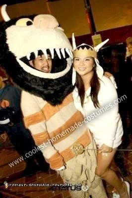 Homemade Max and Wild Thing Couple Costume