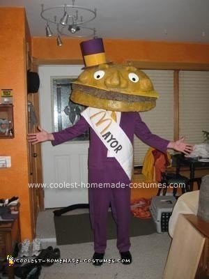 Homemade Mayor McCheese Costume