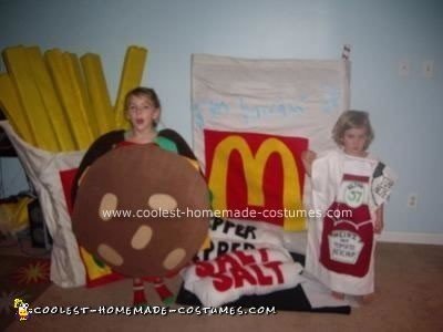 Homemade McDonalds Extra Value Meal Costume