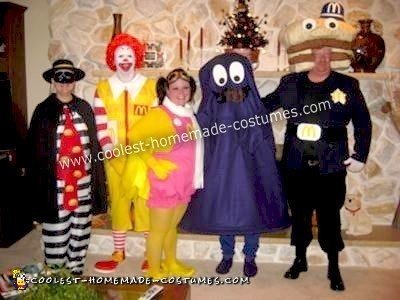 Homemade McDonald's Group Costume